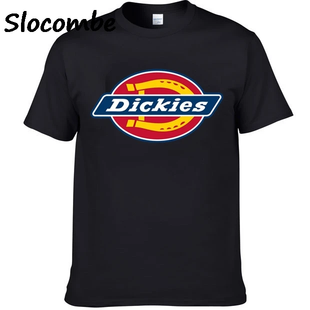 

2018 dickies logo t shirt mens cotton T-shirt Size xs to xxl