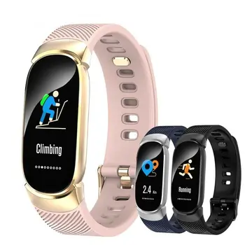 

Bluetooth Smart Watch Heart Rate Blood Pressure Blood Waterproof Smartwatch Men Women Bracelet With Massage Reminder Function
