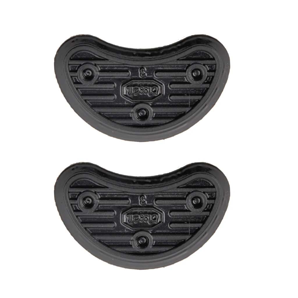 5 Pairs Self-Adhesive Anti-slip Shoe Grips Shoes Sole Protector Tape Black
