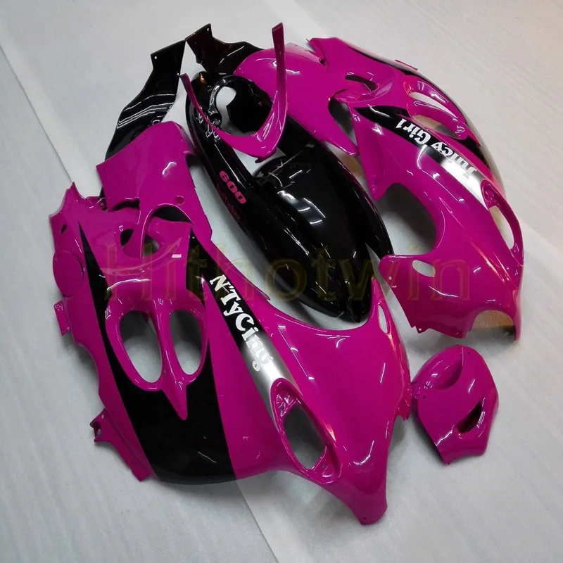 Пользовательские мотоцикл обтекатель для GSX750F GSX600F 2003 2004 2005 2006+ Botls+ зеленый пламя - Цвет: V