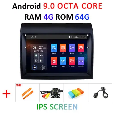 DSP ips 4G+ 64G 8 CORE Android 9,0 автомобильный dvd радио мультимедиа gps для Fiat Ducato 2008- Citroen джемпер peugeot Boxer obd2 dvr - Цвет: 4G 64G IPS