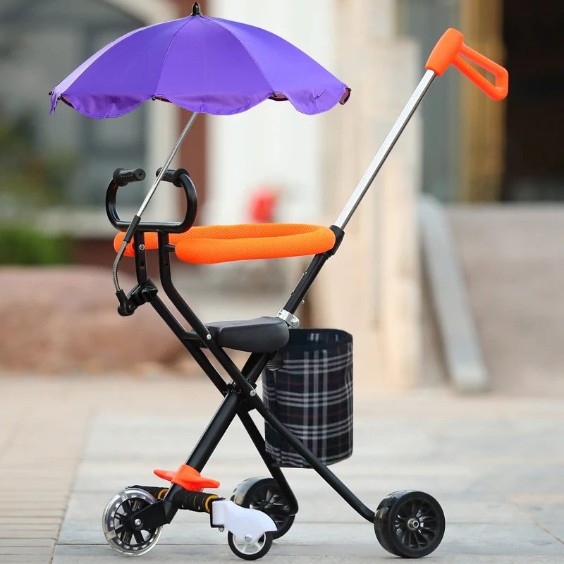 Take The Baby Out Walking Artifact Baby Children Tricycle Trolley Portable Folding Easy Kids Furniture