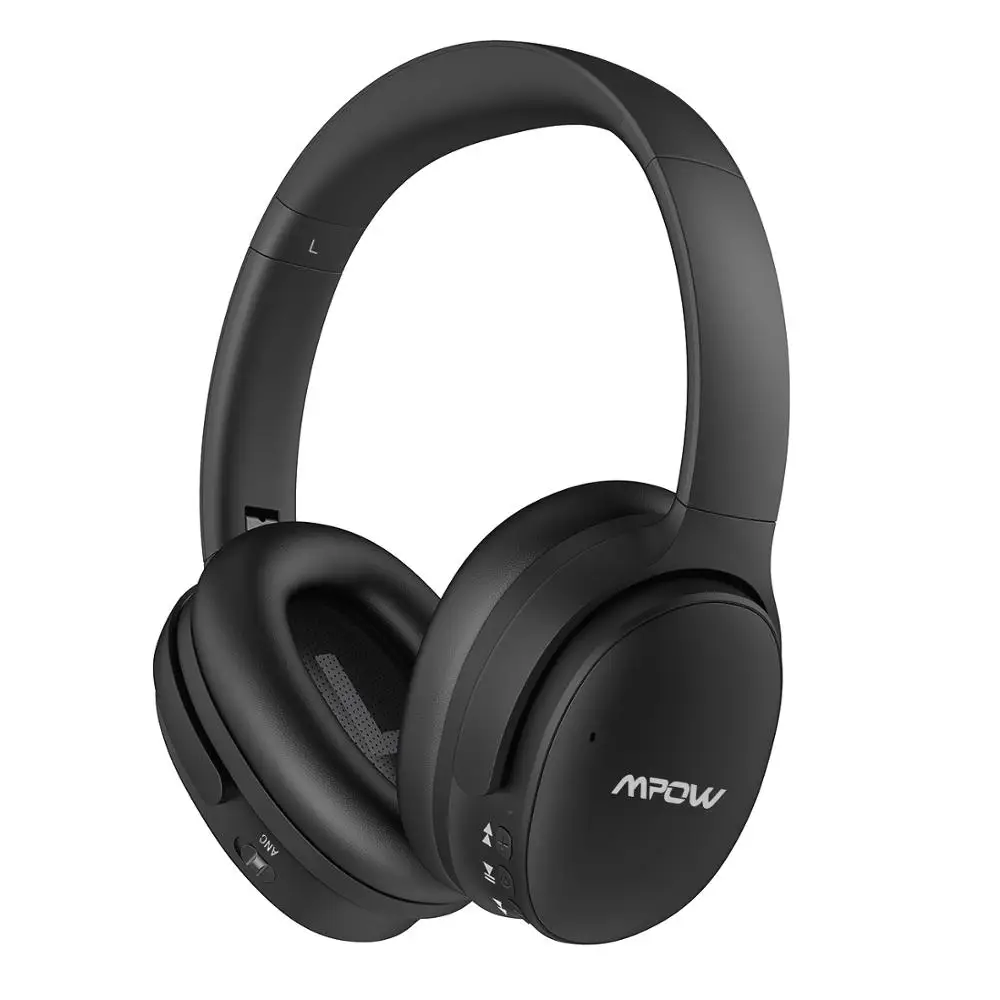Black-AD Headphone Mpow H10 Hi-Fi стерео музыкальные гарнитуры наушники с шумоподавлением Накладные наушники 25H время воспроизведения беспроводные Bluetooth наушники с микрофоном - Цвет: Black-AD Headphone