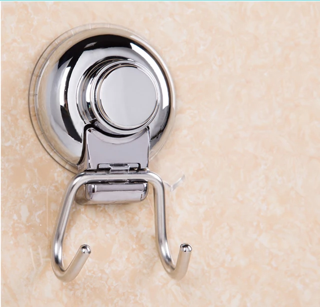 2x Saugnapfhaken Extra Stark - Handtuchhalter Ohne Bohren - Für Glas, Fliesen & Fenster