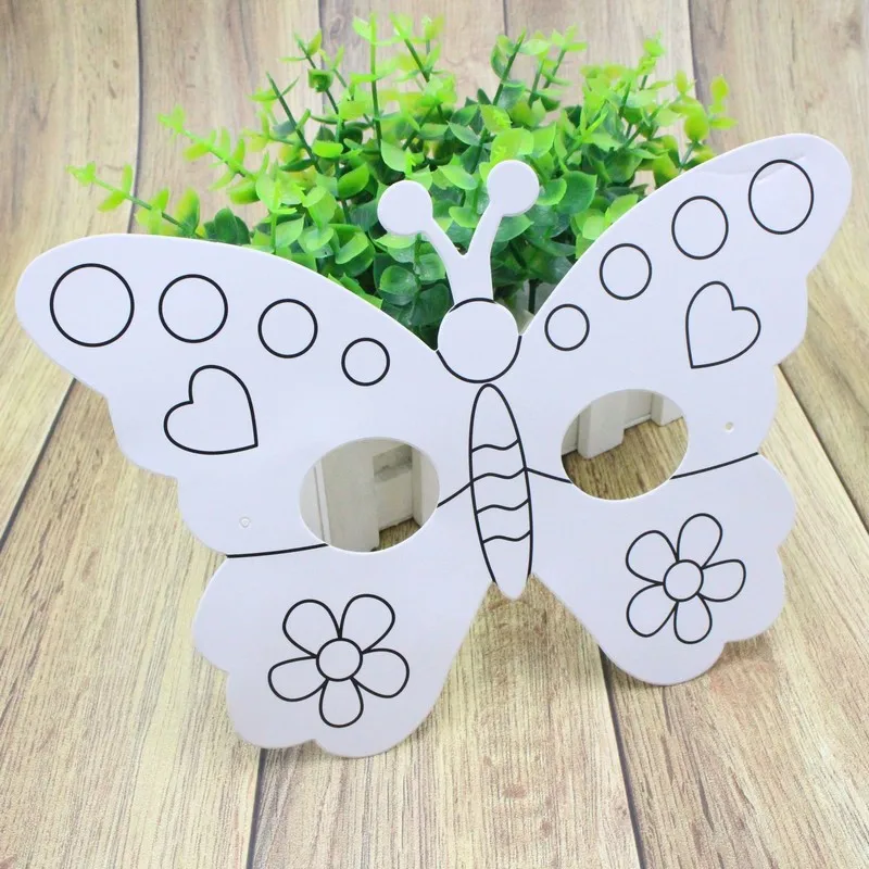 Дети DIY цветные Мультяшные животные картина маска Дошкольное граффити искусство ремесла игрушки творческие Рисование игрушки подарок для детей Дети - Цвет: 7
