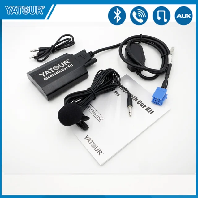 Rdy 296yatour Bluetooth Car Stereo Adapter For Peugeot Citroen - 1 Din Mp3  Player