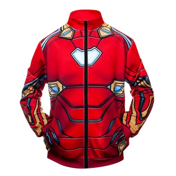 

Marevl Superhero Mark Iron Man Cosplay 3D Printed Costume Premium Zipper Jacket Coat Sweatshirt Tracksuit Fitness Gym Tops