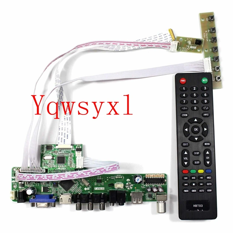 Плата контроллера комплект для NT156WHM-N44 / NT156WHM-N45 NT156WHM-N46 ТВ + HD VGA AV USB ЖК-дисплей