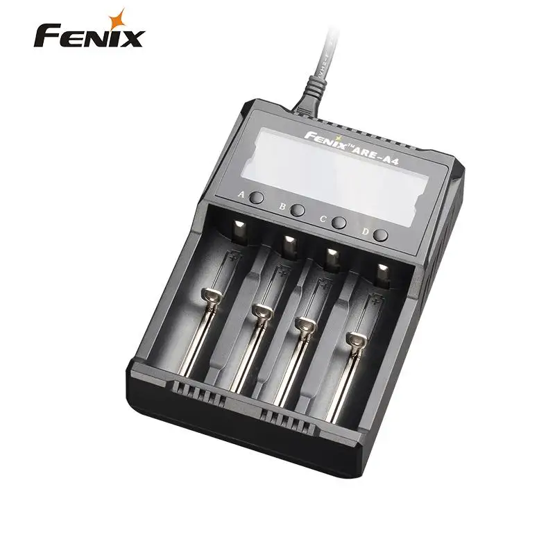 Fenix ARE-A4 четырехканальный смарт-зарядное устройство, совместимое с типами литий-ионных и Ni-MH/Ni-Cd батарей