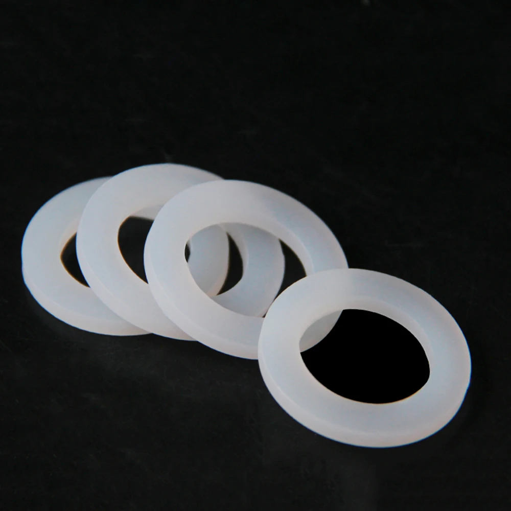 

10pcs G1/2" G3/4" G1" Silicon Flat Gasket O-Ring Seal Washer Ring Plumbing Faucet Washer Sealing Ring flange gasket