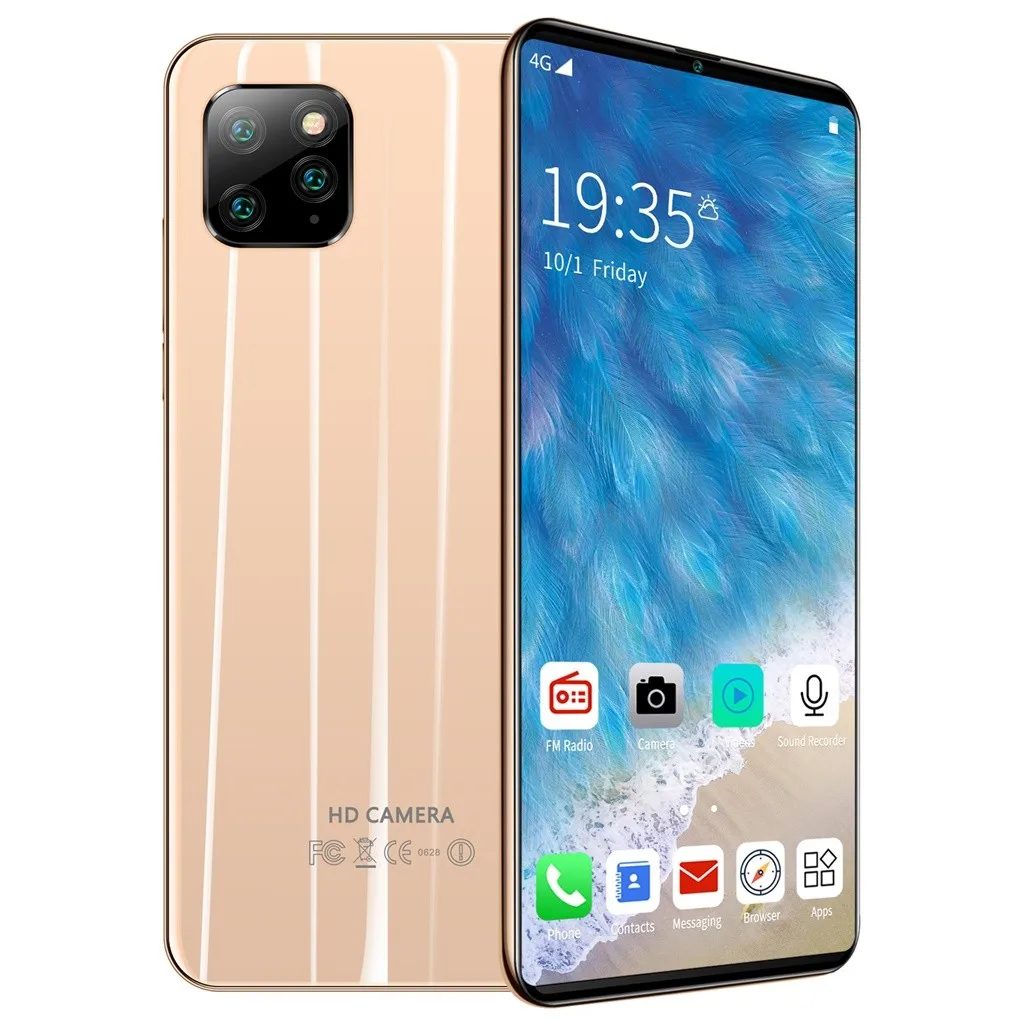 10 ядерный 6,1 дюймовый смартфон Android 9,1 8 ПЗУ 4G Вызов HD камера мобильный телефон профессиональный модный смартфон