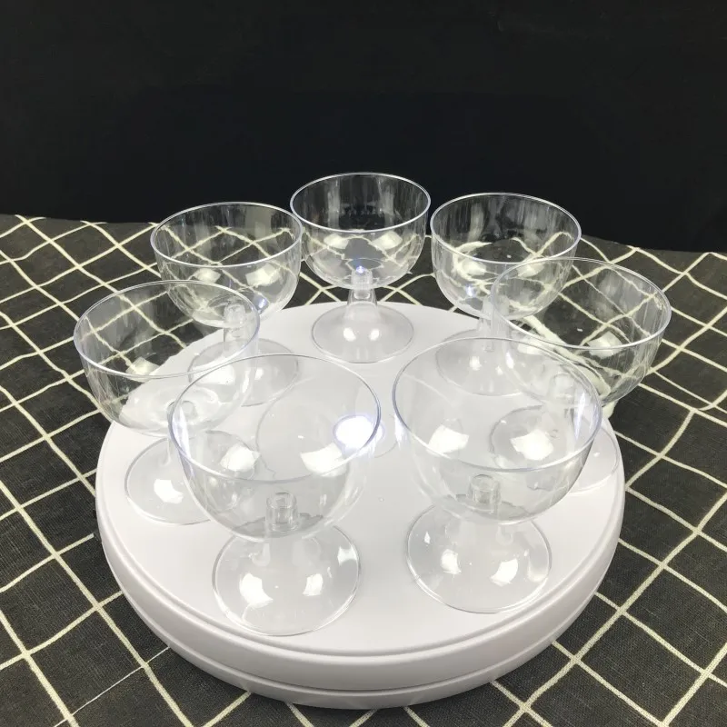 Высококачественные прозрачные одноразовые бокалы для коктейля вечерние подарки на день рождения десерт для пудинга льда крема пластиковые чашки