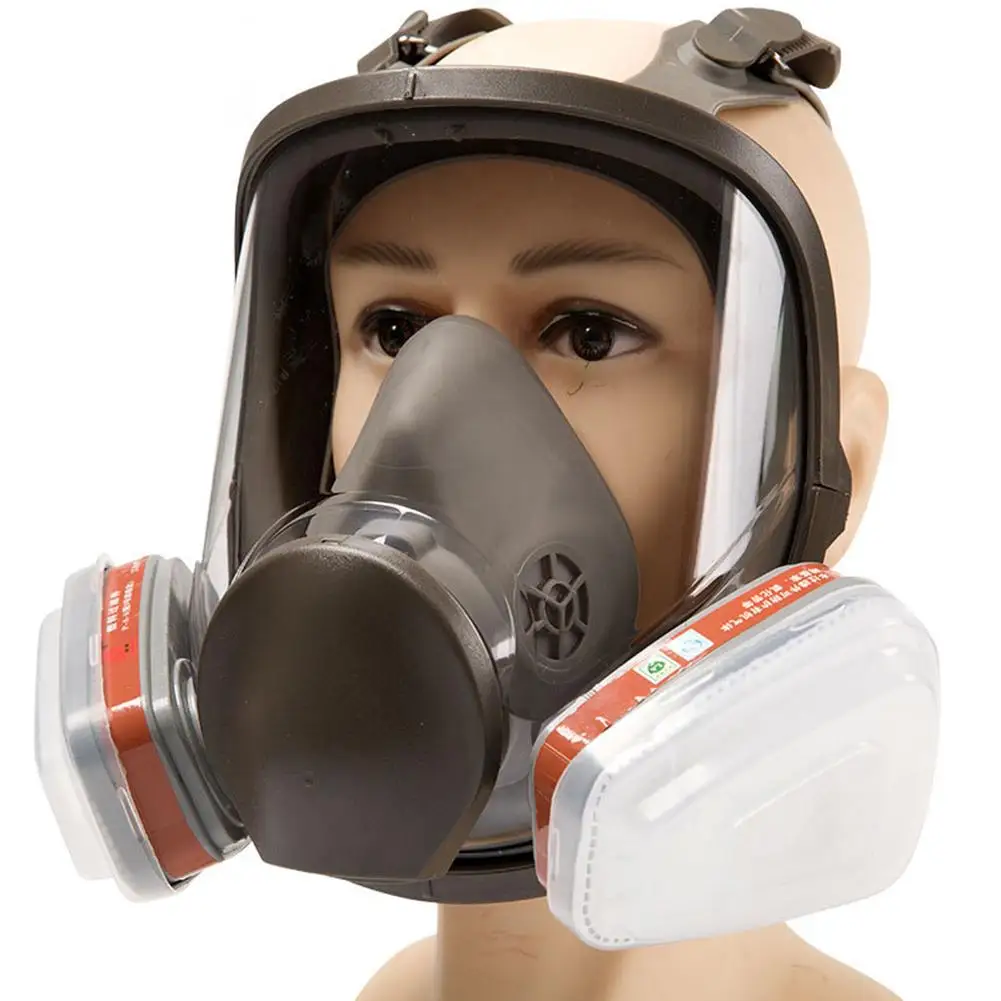 

15 In 1 Painting Spraying Safety Respirator Gas Mask same For 3M 6800 Gas Mask Full Face Facepiece Respirator