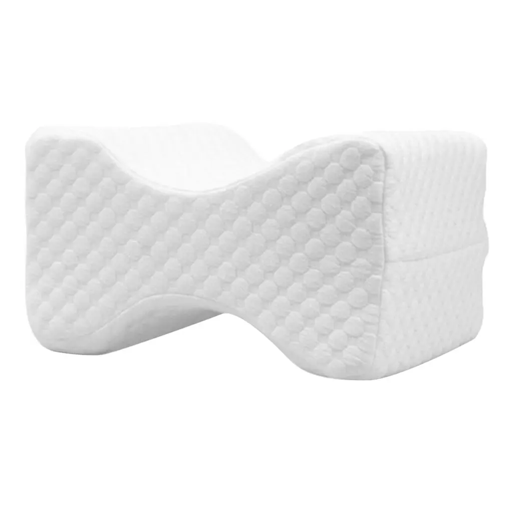 Comfort Side Sleeping Knee Pillow Memory Foam Leg Bolster Cushion Orthopedic Knee Pillow Cushion Side Sleep Leg Pillow Wedge