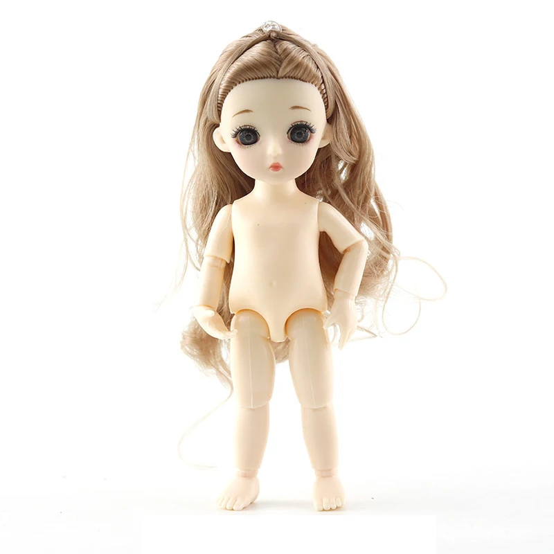 Новые 13 подвижные шарнирные куклы игрушки мини 16 см BJD Кукла-мальчик для маленькой девочки голый обнаженный тело модные куклы игрушки для девочек подарок