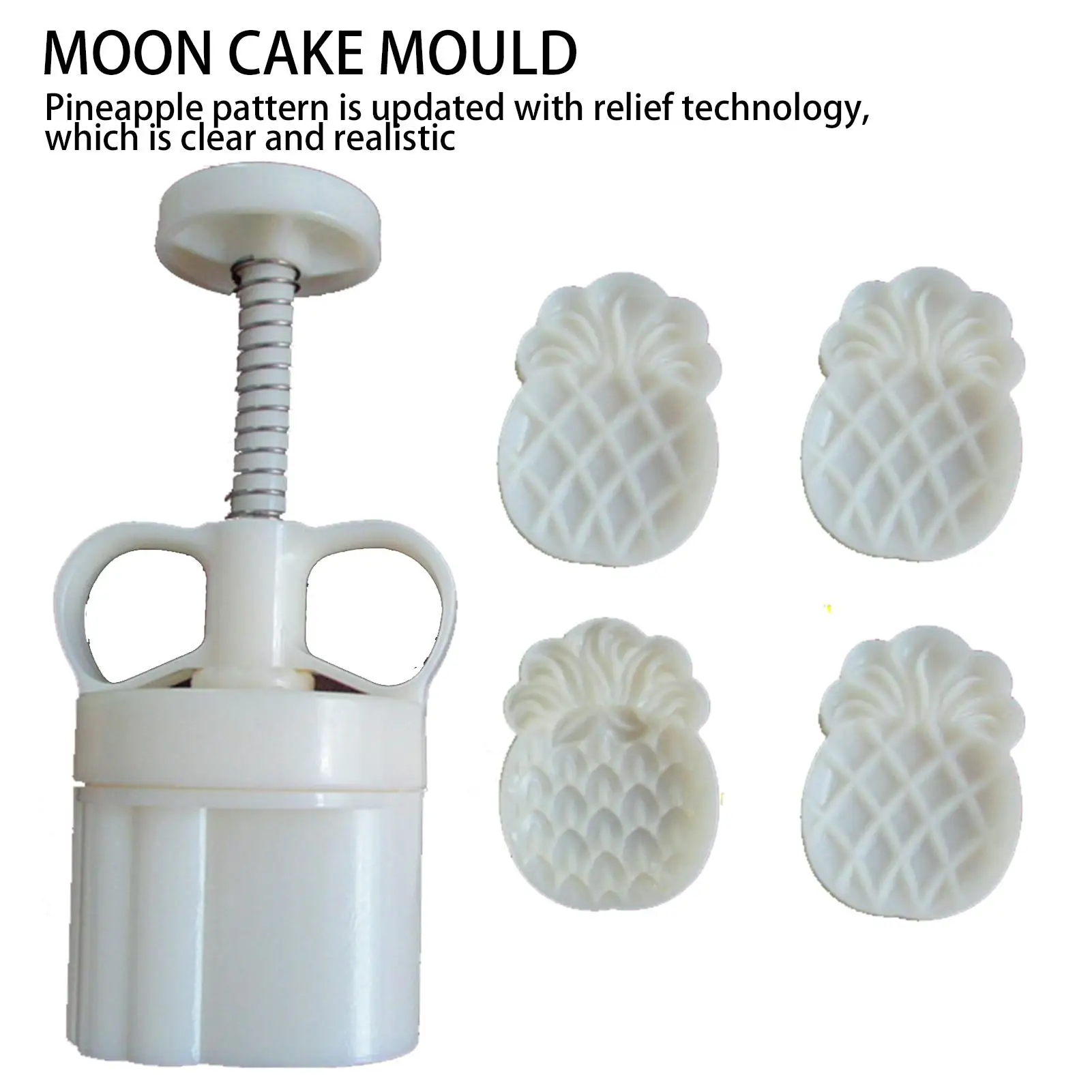 3Pcs/Set Bakery Molds Moon Cake Tool Cookie Flower Stamp Mooncake Mold Kitchen Accessories Oriental Pastry Mould Form for Baking