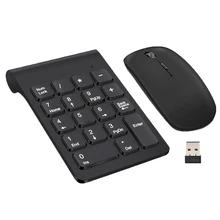 FOR 2.4G Wireless Mini Digital Keyboard And Mouse Set 18 Keys USB Number Numeric Keypad Pad Mouse For Laptop PC Notebook Desktop