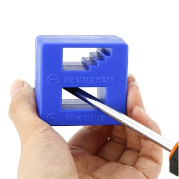 

1PC Magnetizer Demagnetizer Tool Screwdriver Bench Tips Bits Gadget Handy Magnetized Driver Quick Magnetic Degaussing Household