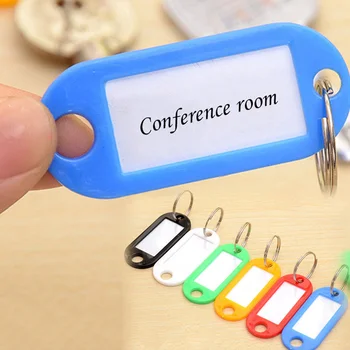 

10 PCS Plastic Key Tags Luggage Tag Women Travel Accessorie Suitcase ID Address Holder Baggage Boarding Tag Portable Label Bag