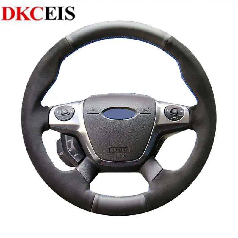 Чехол рулевого колеса автомобиля для Ford Focus 3 2012 2014 KUGA Escape 2013 2016 ручная работа