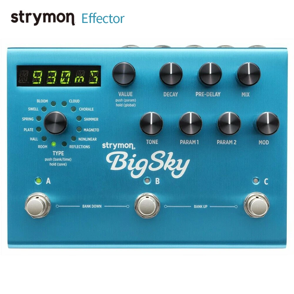 Pedale Effetti Reverbero Strymon Bigsky Big Sky Reverberator