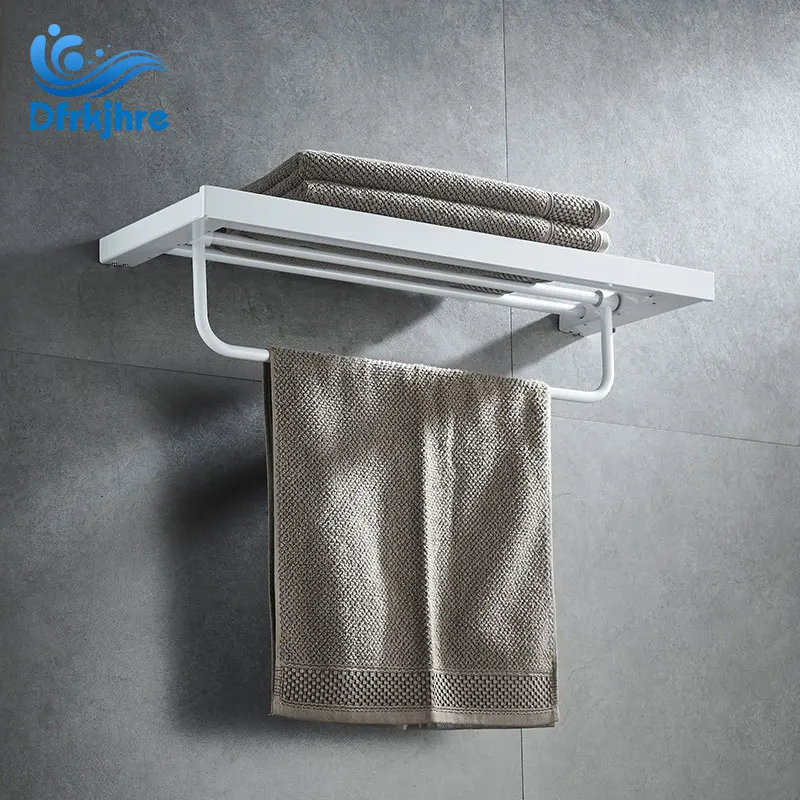 Bathroom Stainless Steel Nickel White Hardware Towel Bar Ring Paper Holder Toothbrush Bath Set Accessories | Обустройство дома