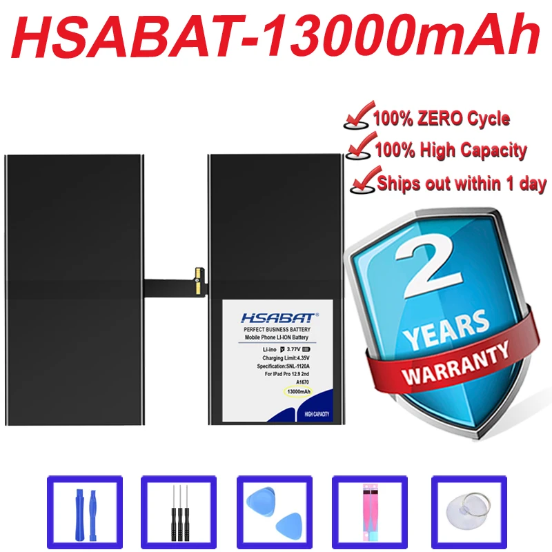 Топ бренд 100% новый аккумулятор 13000 мАч для iPad Pro 12 9 2nd A1670 A1671 A1754 в наличии |