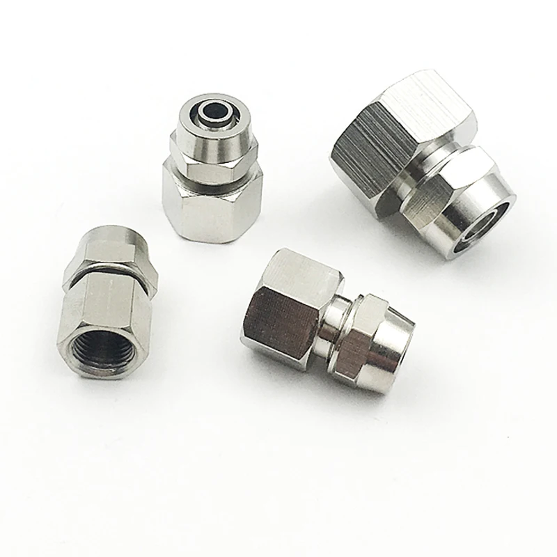 

OD 4/6/8/10/12mm Hose Tube 1/8''/ 1/4'' 3/8'' 1/2'' Female Thread Pneumatic Fast twist Fittings Quick Joint Coupler Connector