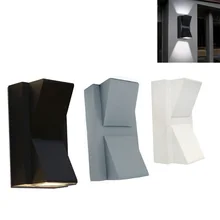 IP65 Водонепроницаемый 10W крытый наружный светодиодный настенный светильник Современный Алюминий поверхностного монтажа Cube Led сад крыльцо Светильник AC110V/220 V+ Драйвер