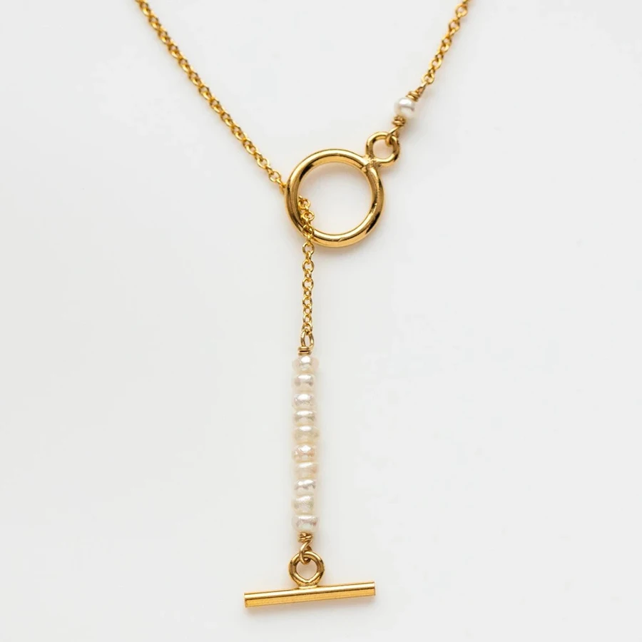 Ожерелье colgantes killsta с большой Т-образной подвеской, готическое женское ювелирное массивное ожерелье на цепочке collane donna - Окраска металла: necklace