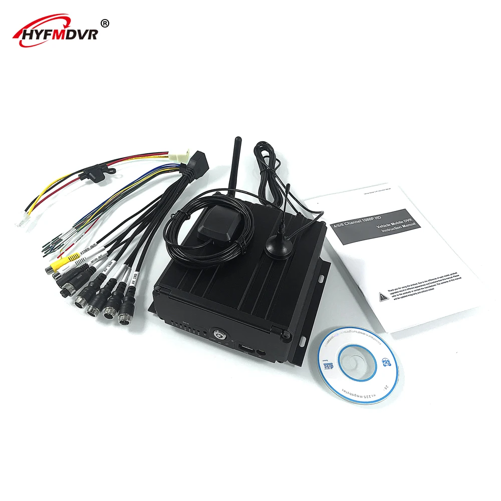 HYFMDVR 3g gps WIFI мобильный видеорегистратор дистанционное видеонаблюдение широкое напряжение dc8v-36v санитарный грузовик/сельскохозяйственный локомотив/грузовик