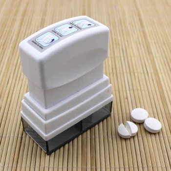 

High Quality Tablet Pill Medicine Crusher Grinder Grind Splitter Cutter Safe Organize Box Home Travel Use