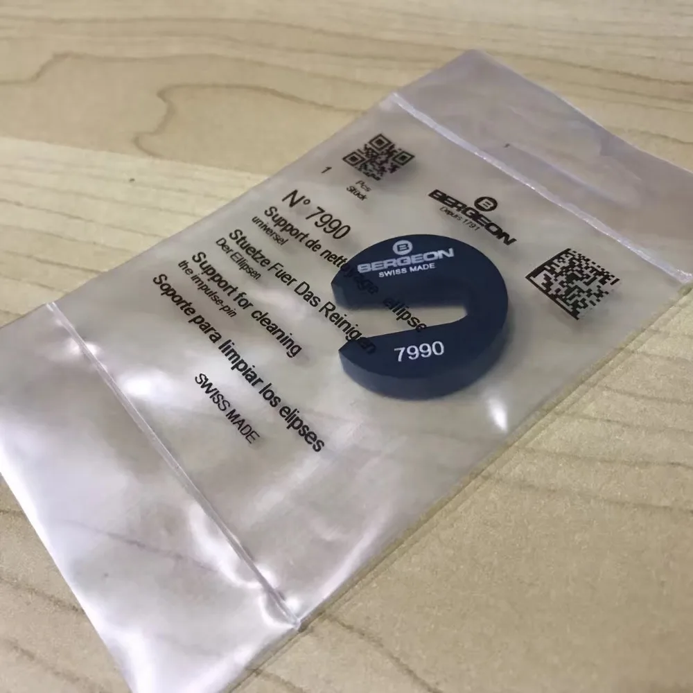 BERGEON 7990 поддержка для очистки импульсного pin soport para limpiar los elipses инструменты для часов