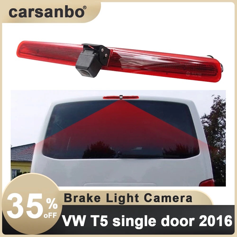 

Автомобильный стоп-сигнал заднего вида, камера заднего вида для VW T5, одна дверь, 2016 дюйма, монитор зеркала заднего вида на выбор
