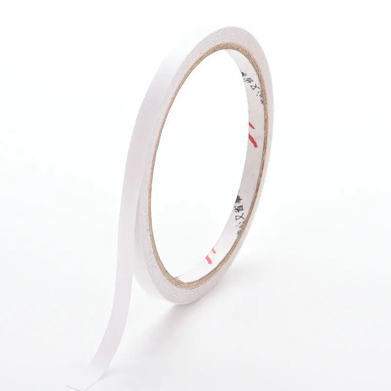 6mm x 10m White  Strong Adhesive Clear Double Sided Tape No Trace for Phone LCD Screen