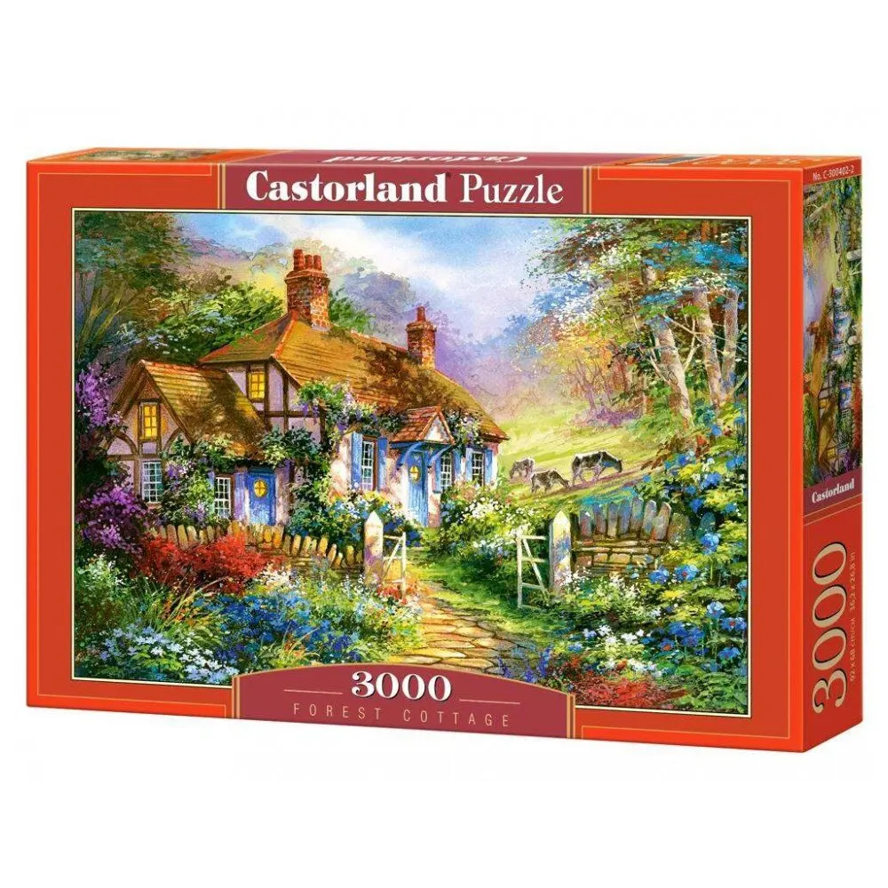 Пазл Коттедж в лесу Castorland 3000 деталей
