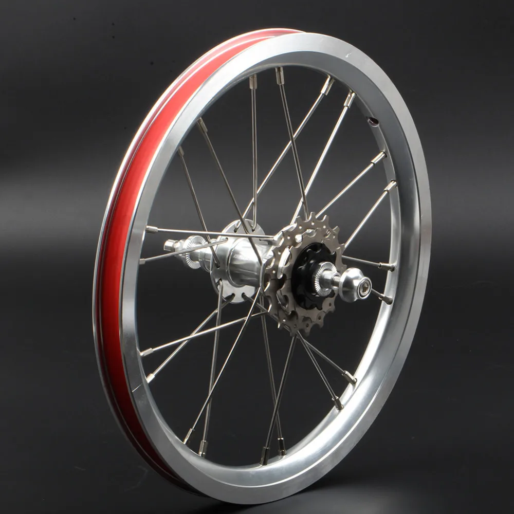 Top HIMALO bicycle wheelset 14 16inch Ultra lightweight Low resistance hub 20 hole  3 speed for shimano wheelset 23