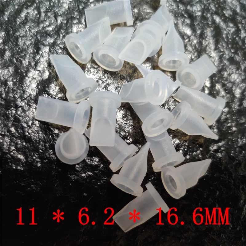 100PCS 11 * 6.2 * 16.6MM Food Grade Silicone Duckbill Valve Breast Pump Check Valve Coffee Machine Check
