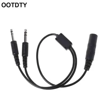 

Replaced Helicopter to General Aviation Headset Adapter Cable for AVCOMM U 174