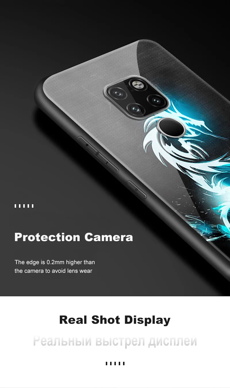 Чехол из закаленного стекла для huawei Enjoy 9s Honor 7A Pro 7C 7X 8A 8X9 10 Lite Magic 2 Play mate 20 Pro Nova2 3 4 Design Animal Capa