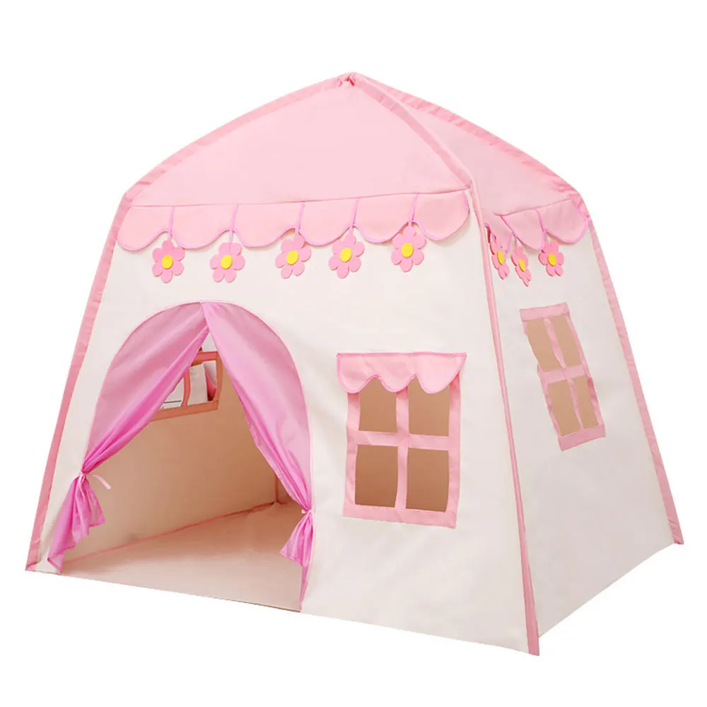 

130cm Large Children's Tent Wigwam Folding Kids Tents Baby Games Tipi Baby Play House Child Room