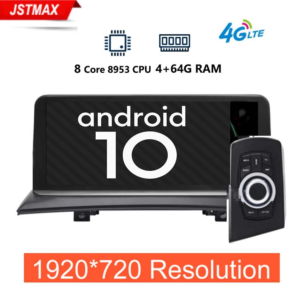1920*720P Android 10.0 car multimedia player gps navigation for BMW X3 E83 2004-2010 Original car without screen 4GB+64GB 4G LTE