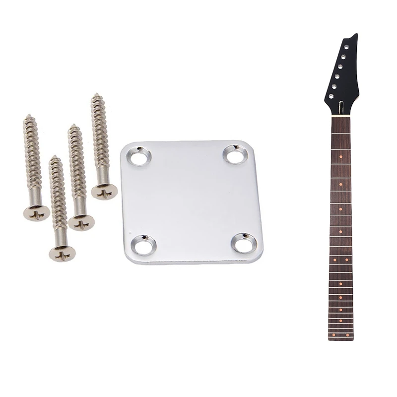 1 Набор электрогитарных шейных пластин с винтами и 1x24 лада новая Замена кленового