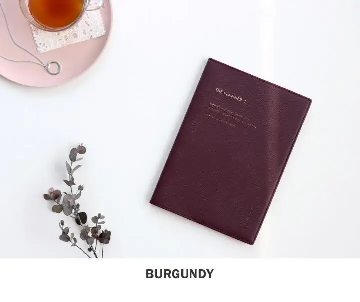 Планировщик L классная Офисная Мода Ежемесячный план книга 80 листов - Цвет: Lavender