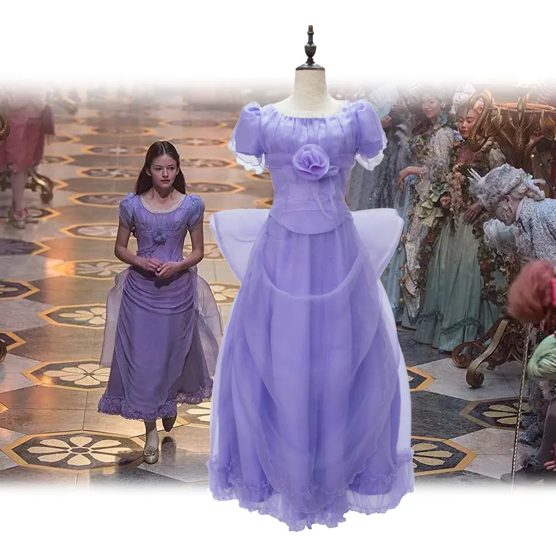 

HISTOYE The Movie The Nutcracker And The Four Realms Costume Clara Starber Cosplay Princess Dress for Women Halloween Party