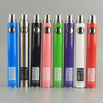 Batería de UGO-V2 de 650mAh/900mAh, baterías de carga USB para cigarrillo electrónico, accesorios para bolígrafo de vapeo