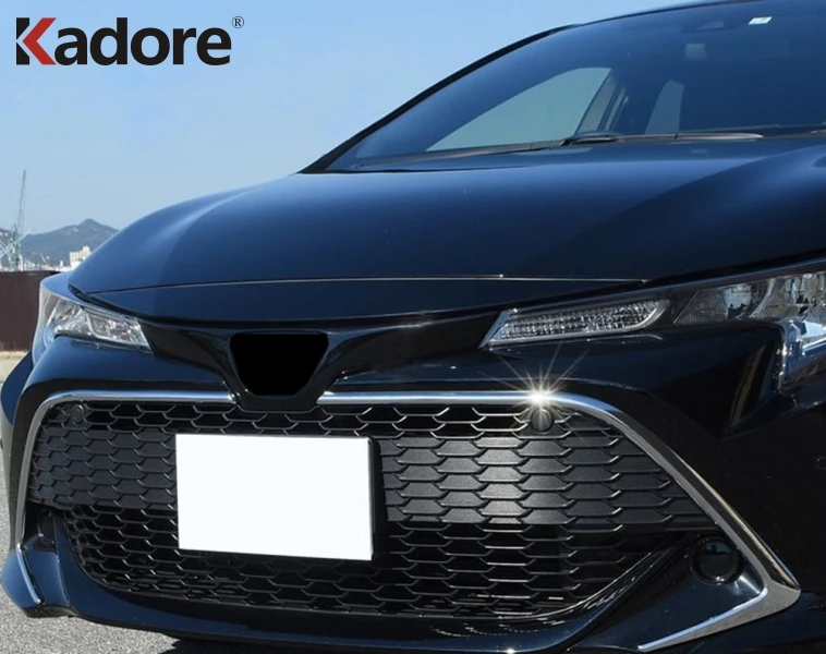 Накладка на переднюю решетку бампера для Toyota Corolla 2019 2020 хэтчбека из АБС