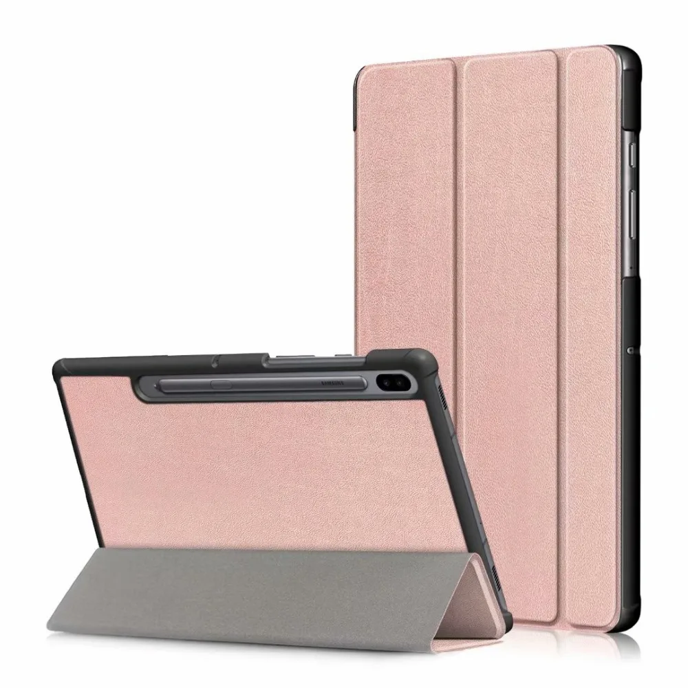 Модная обувь из искусственной кожи чехол для планшета для Samsung Galaxy Tab S6 T860 T865 SM-T860 SM-T865 10,5 дюймов смарт-чехол-подставка, петля+ подставка для ручек