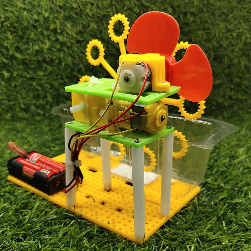 

Science And Technology Small Production Invention Homemade Bubble Machine Young STUDENT'S Creative Handmade DIY Materials Scienc