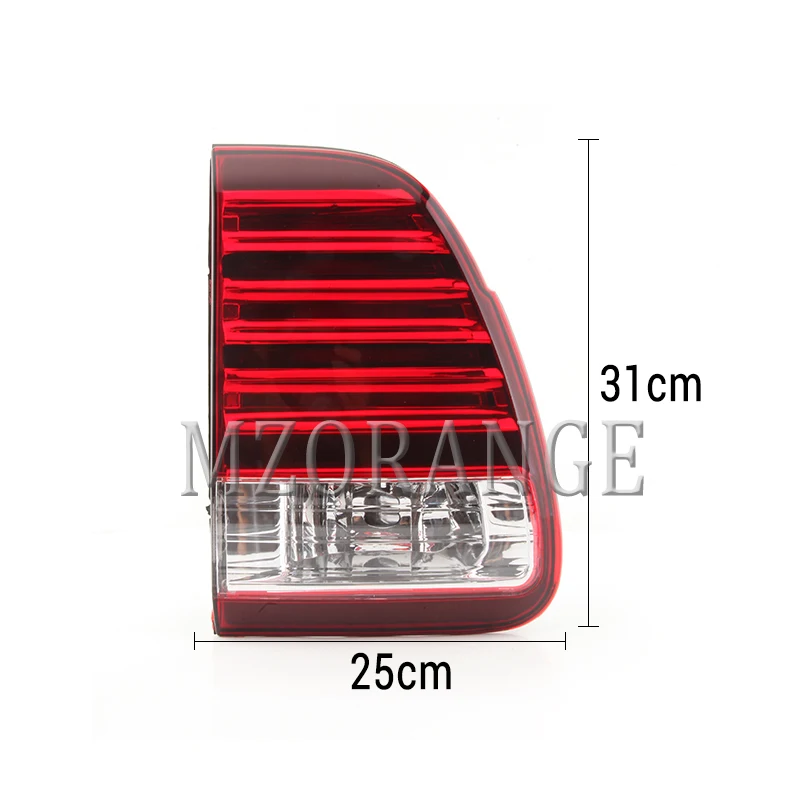 MZORANGE 1 Set Car Tail Light For Lexus LX470 1998-2003 LED Rear Brake Light Rear Bumper Lamp Stop Lamp